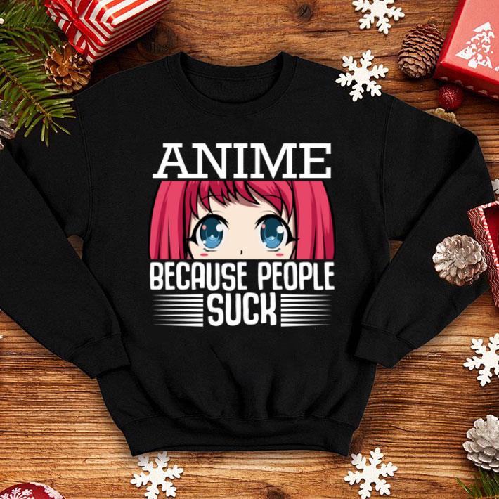 Anime Because People Suck Girl Punk Evil Menhera Kawaii Shirt