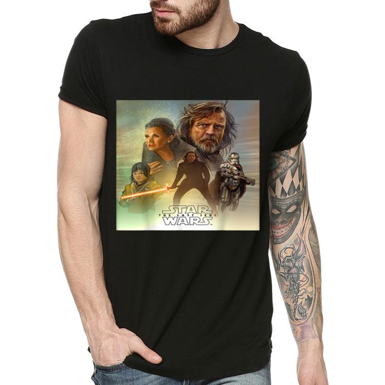 4ee6114e star wars celebration mural the last jedi movie logo shirt 4 - Star Wars Celebration Mural The Last Jedi Movie Logo Shirt