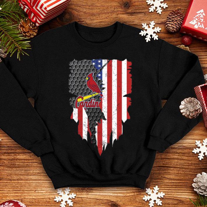 St. Louis Cardinals Blood Inside American Flag shirt 1 St. Louis Cardinals Blood Inside American Flag shirt