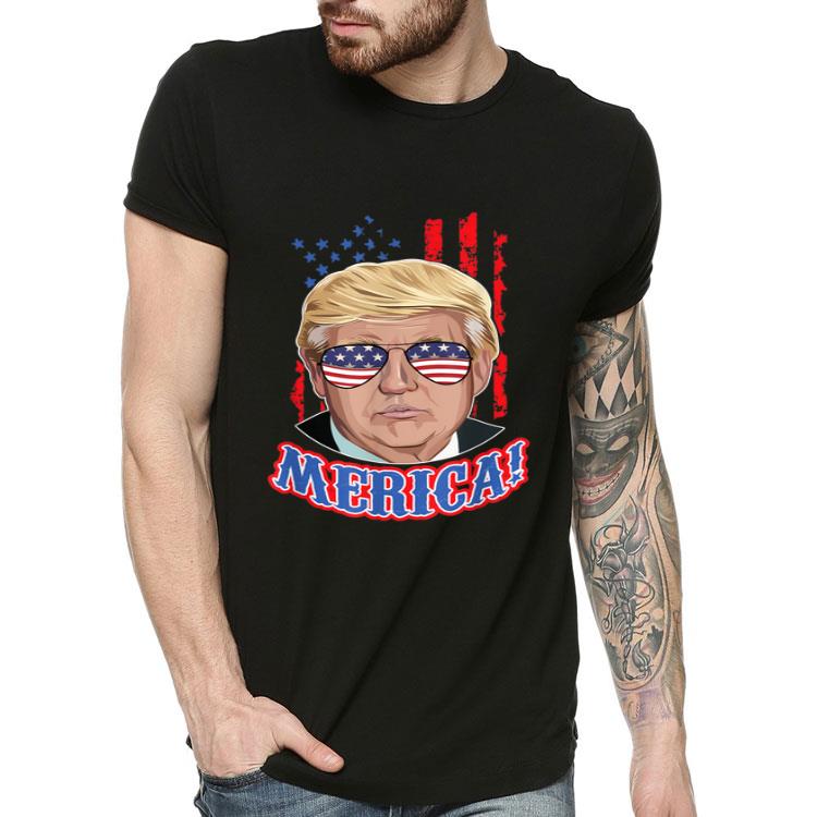 4th Of July Donald Trump Merica American USA Flag Shirt 8 4th Of July Donald Trump Merica American USA Flag Shirt