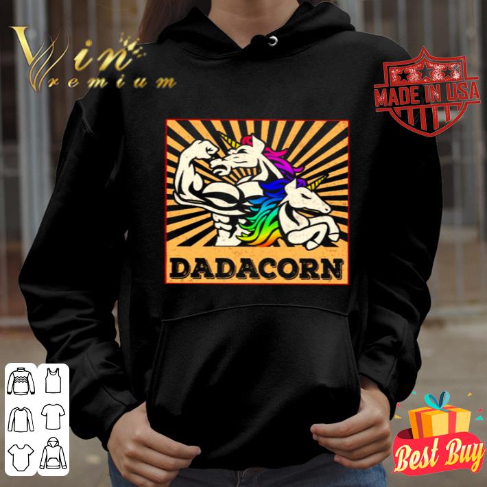 Dadacorn Unicorn Dad Happy Father’s Day shirt