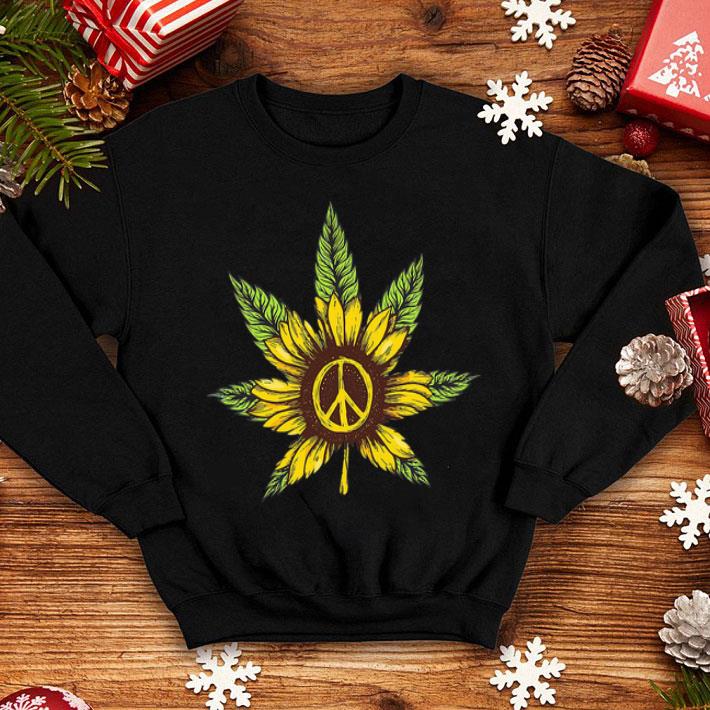 Marijuana Sunflower Hippie shirt