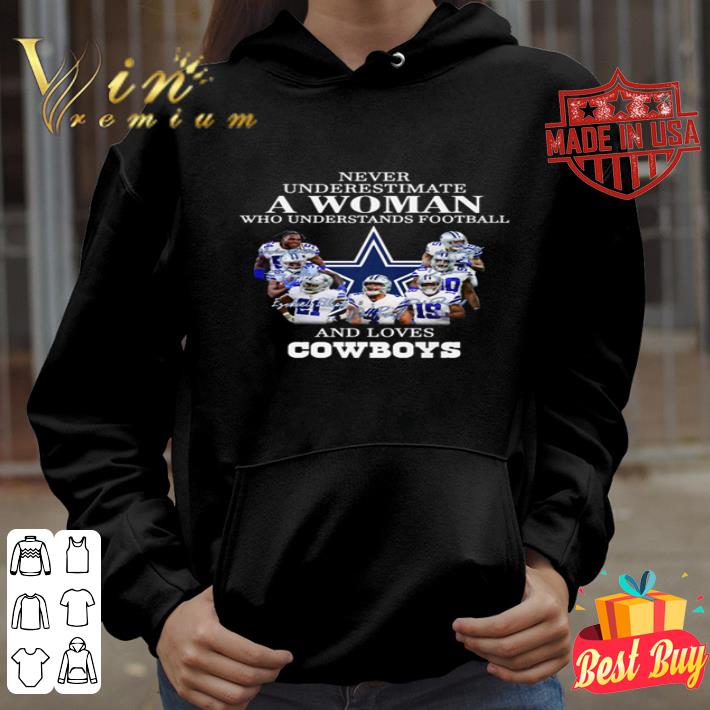 Logo Dallas Cowboys signatures who understands football shirt