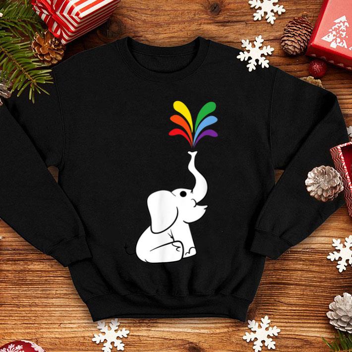 Pride Gay Lesbian Transgender Rainbow Elephant Shirt 5d099378 pride gay lesbian transgender rainbow elephant shirt 4 - Pride Gay Lesbian Transgender Rainbow Elephant Shirt