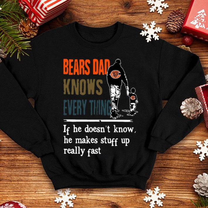 Chicago Bears Dad Knows Everything Father's Day shirt 12 Chicago Bears Dad Knows Everything Father's Day shirt