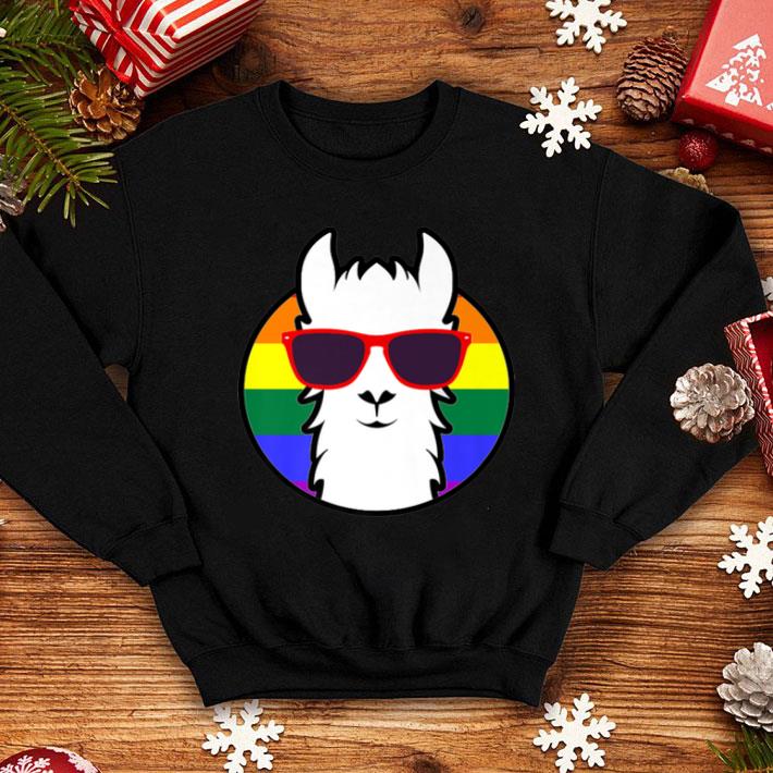 LLama Sunglasses LGBT Rainbow Shirt 6422f151 llama sunglasses lgbt rainbow shirt 4 - LLama Sunglasses LGBT Rainbow Shirt
