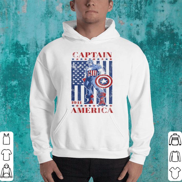 Marvel Captain America Vintage Flag 1941 Shirt