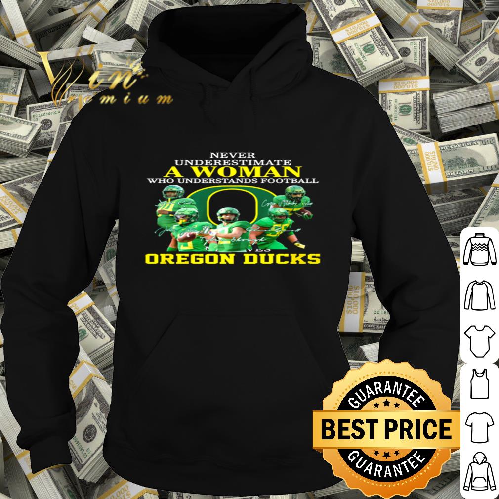 66d5ec73 oregon ducks signatures a woman who understands football shirt 4 - Oregon Ducks signatures a woman who understands football shirt