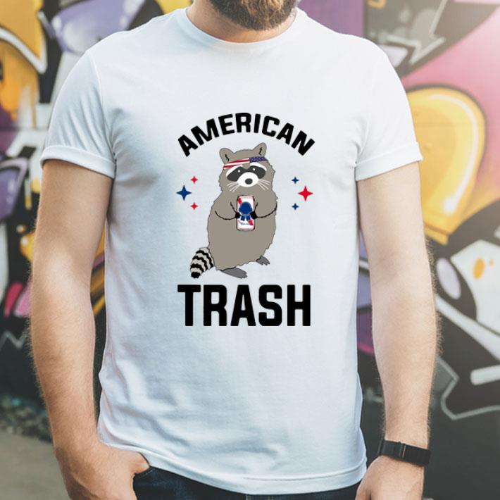 Racoon American Trash American Flag shirt