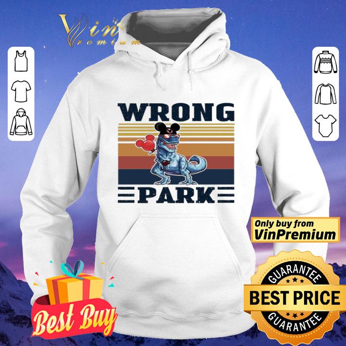 Dinosaur T Rex Mickey Wrong Park Vintage shirt