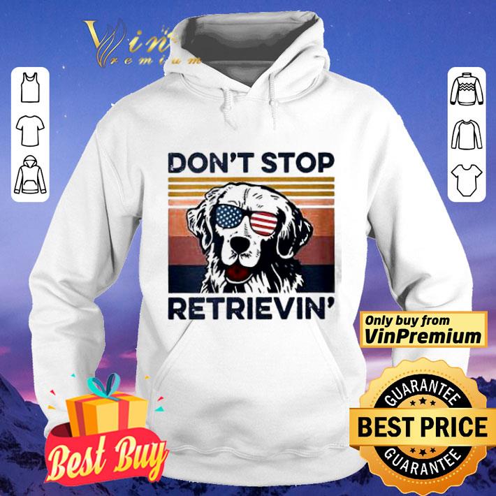Dog Golden Dont Stop Retrievin Vintage shirt
