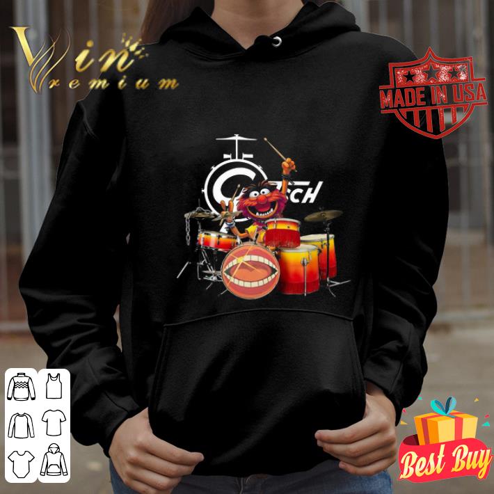 The Muppets Playing Drum Gretsch logo shirt 6dfb4b62 the muppets playing drum gretsch logo shirt 4 - The Muppets Playing Drum Gretsch logo shirt