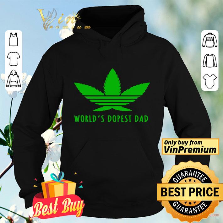 6ea25136 adidas weed cannabis world s best dad shirt 4 - Adidas Weed Cannabis World’s Best Dad shirt