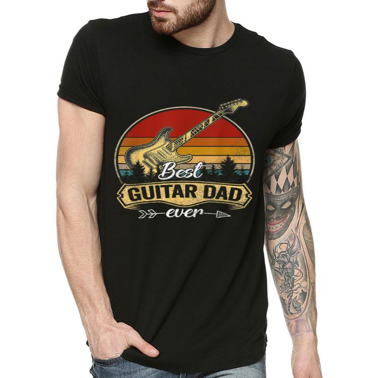 711d3be2 best guitar dad ever vintage sunset guitarist shirt 4 - Best Guitar Dad Ever Vintage Sunset Guitarist Shirt