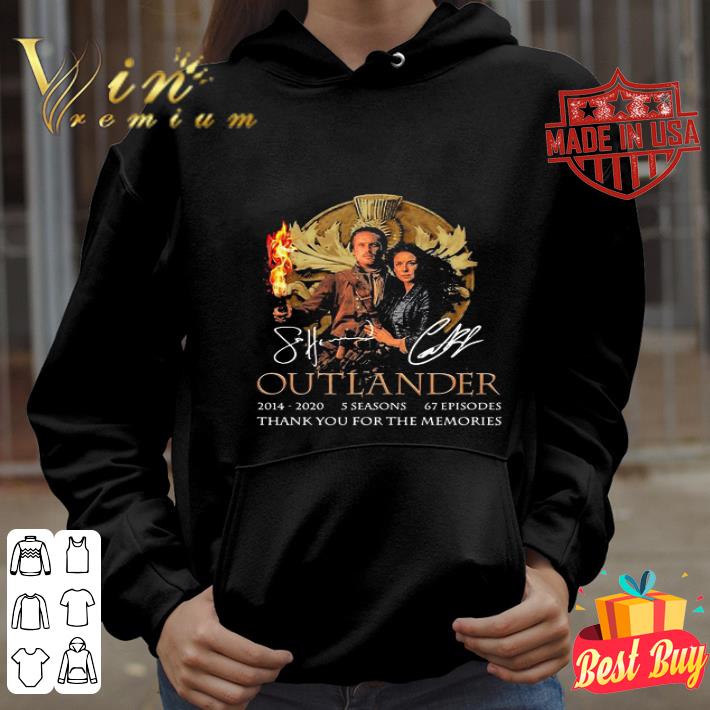 Outlander 2014 2020 5 Seasons 67 Episodes Signatures shirt