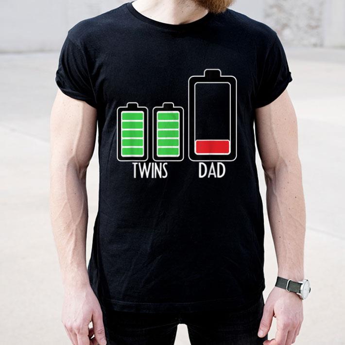 725161e5 twins father fathers day shirt 4 - Twins Father Fathers Day Shirt