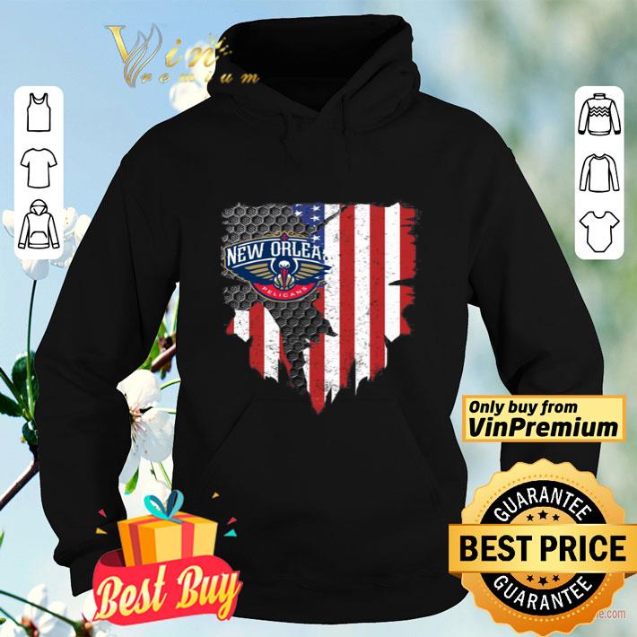 727ea856 new orleans pelicans inside american flag shirt 4 - New Orleans Pelicans Inside American Flag shirt