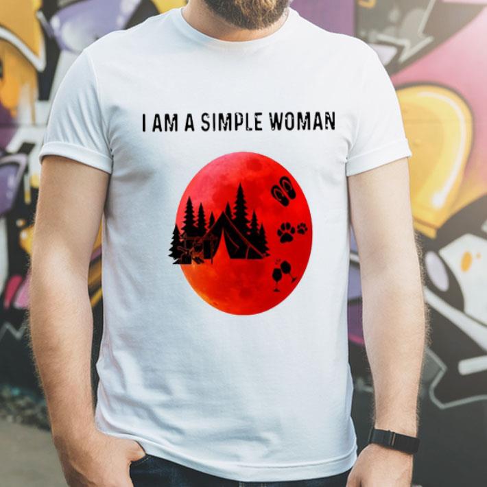 75cb2e49 i am a simple woman camping blood moon shirt 4 - I Am A Simple Woman Camping Blood Moon Shirt
