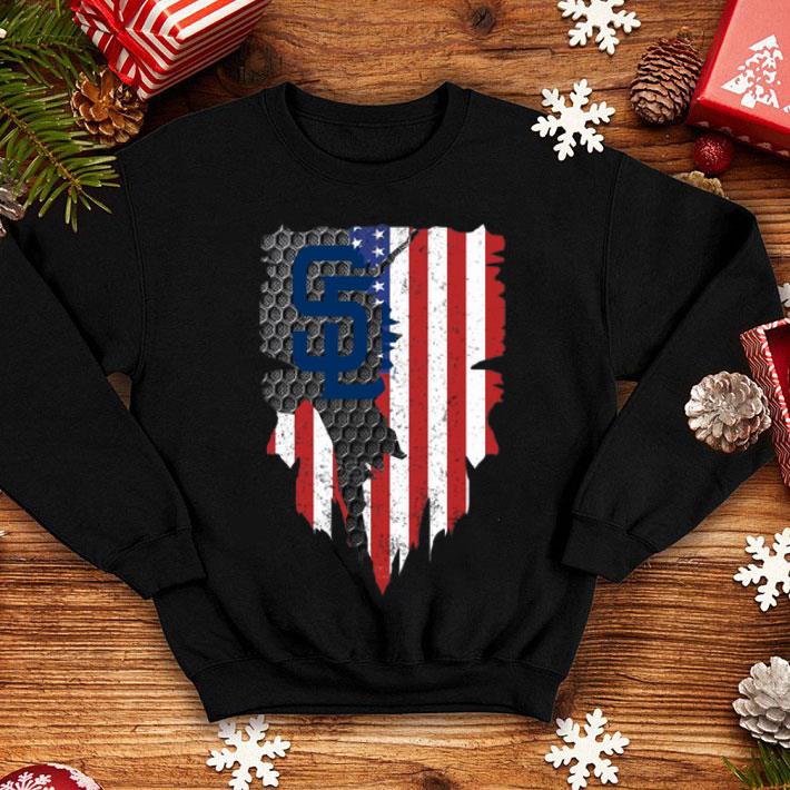 San Diego Padres Blood Inside American Flag shirt 1 San Diego Padres Blood Inside American Flag shirt