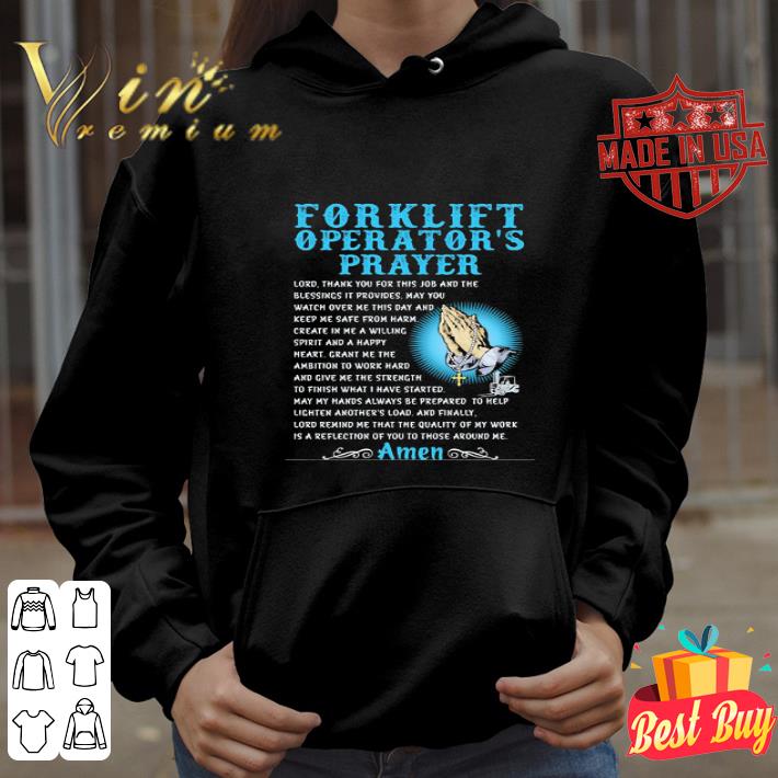 79a9df52 forklift operator s prayer amen shirt 4 - Forklift Operator’s Prayer Amen shirt