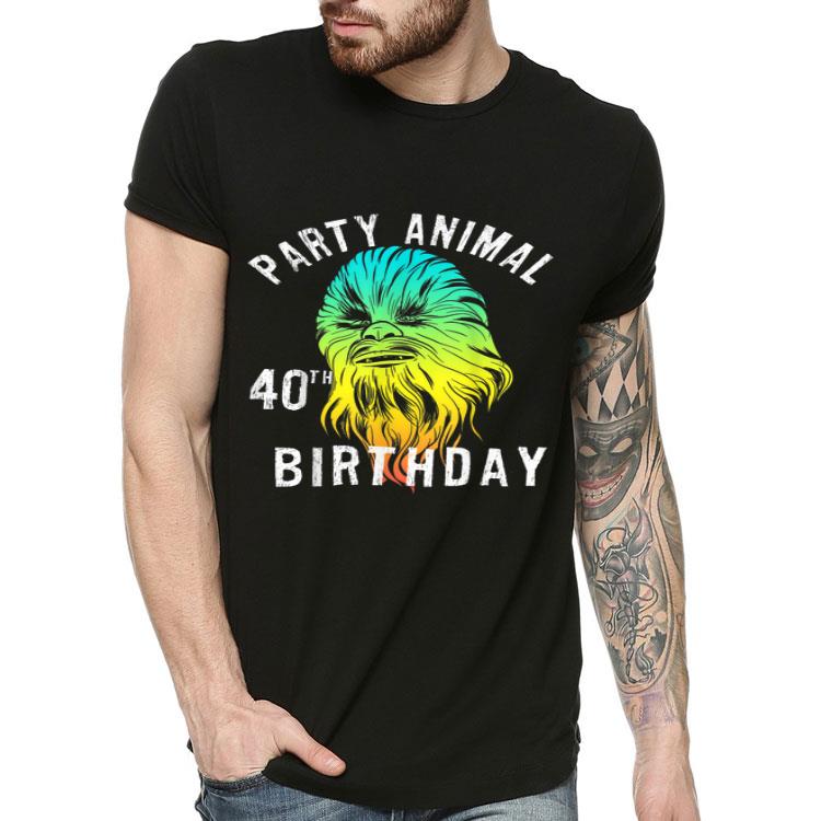 Star Wars Chewie Party Animal 40th Birthday Shirt 7bd8c7ee star wars chewie party animal 40th birthday shirt 4 - Star Wars Chewie Party Animal 40th Birthday Shirt