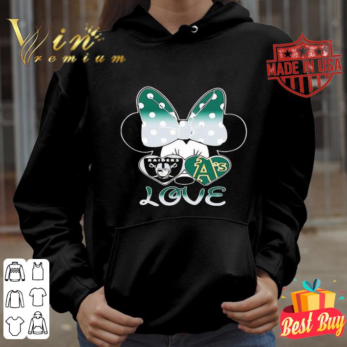 Minnie Mouse Oakland Raiders And Oakland Athletics Love Hearts shirt 807ed3ec minnie mouse oakland raiders and oakland athletics love hearts shirt 4 - Minnie Mouse Oakland Raiders And Oakland Athletics Love Hearts shirt