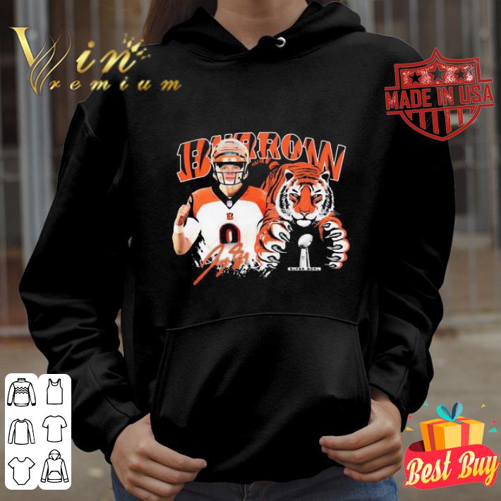 815ab2b4 joe burrow lsu tigers cincinnati bengals champions signature shirt 4 - Joe Burrow LSU Tigers Cincinnati Bengals Champions Signature shirt