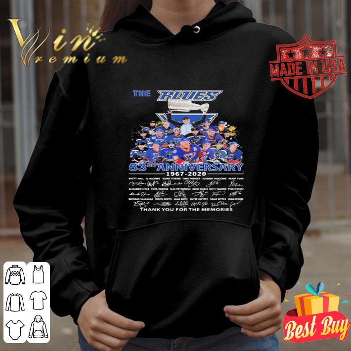 The St. Louis Blues 53rd Anniversary 1967 2020 Signatures shirt