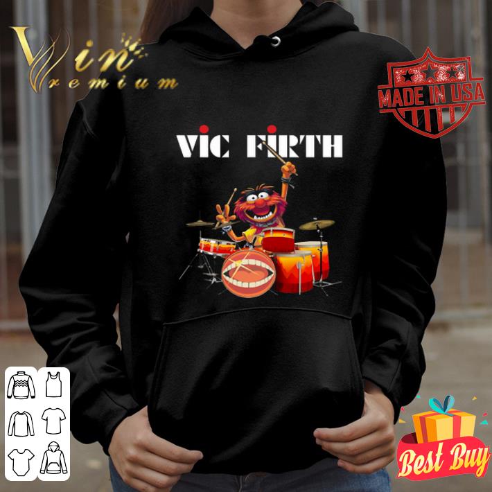 The Muppets Playing Drums Vic Firth Logo shirt