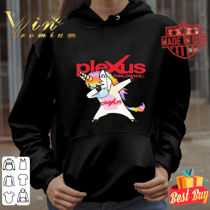 Dabbing Unicorn Mask Plexus Coronavirus shirt