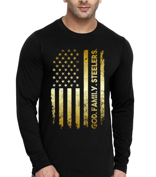 8f4b45c0 god family steelers pro us flag father s day dad gift shirt 4 - God Family Steelers Pro Us Flag Father's Day Dad Gift Shirt