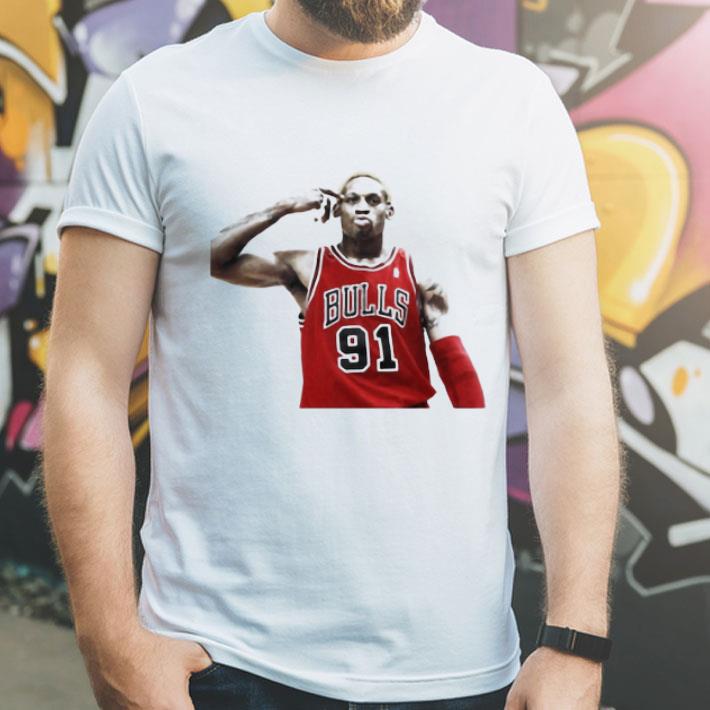 91 Dennis Rodman Chicago Bulls shirt 1 91 Dennis Rodman Chicago Bulls shirt