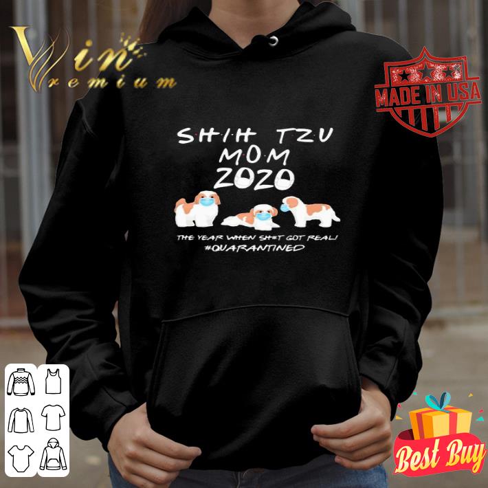 Shih Tzu Mom 2020 Quarantined Coronavirus Mother's day shirt