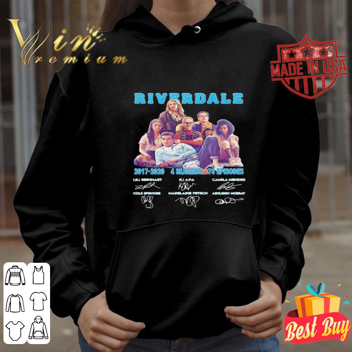 927c2c16 riverdale tv series 2017 2020 4 seasons 76 episodes signatures shirt 4 - Riverdale TV Series 2017 2020 4 seasons 76 episodes signatures shirt