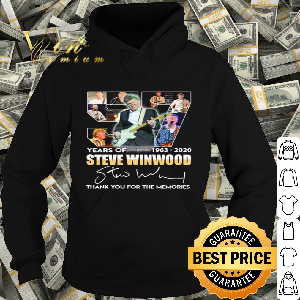 57 years of Steve Winwood 1963-2020 signed thank you for the memories shirt