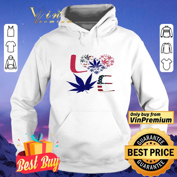 Love Cannabis American Flag shirt
