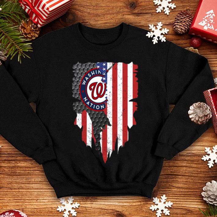 washington nationals american flag shirt