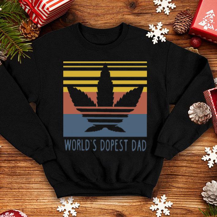 Vintage Weed World’s Dopest Dad Father's Day shirt