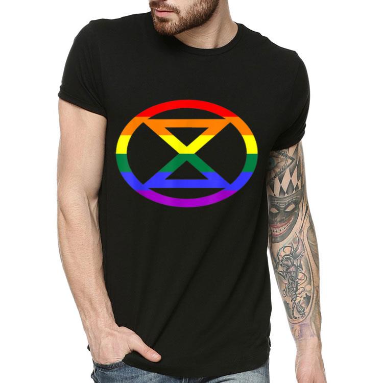 Extinction Rebellion Rainbow Flag LGBT Shirt 10 Extinction Rebellion Rainbow Flag LGBT Shirt
