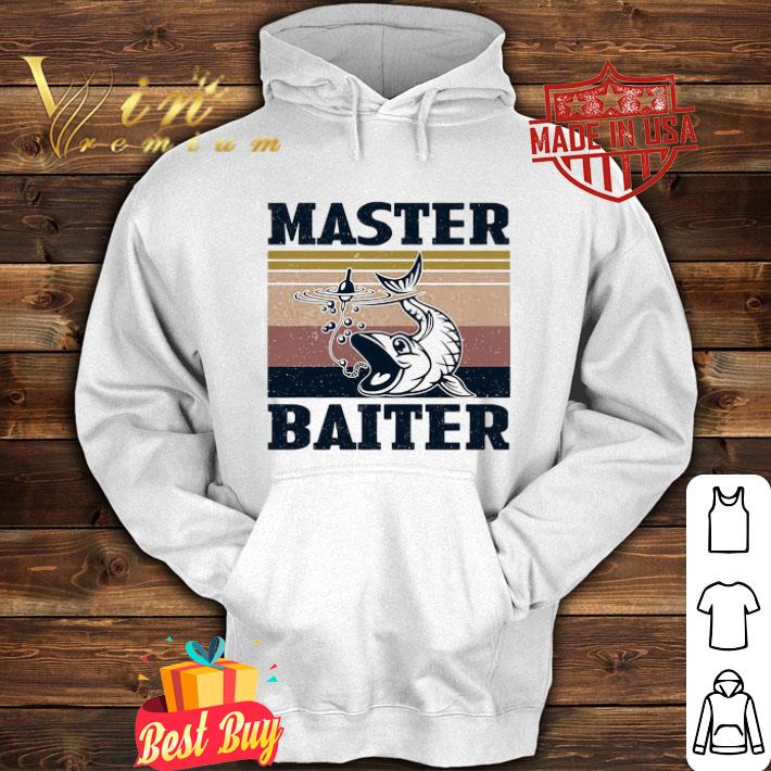 Fishing hook master baiter vintage shirt