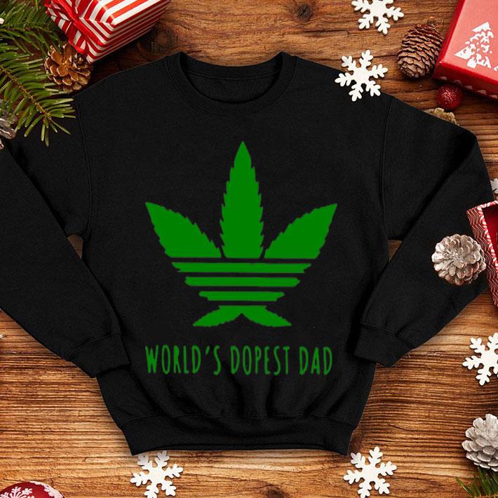 Adidas Cannabis World’s Best Dad Father's Day shirt 1 Adidas Cannabis World’s Best Dad Father's Day shirt