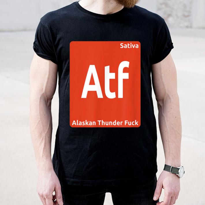 Alaskan Thunder Fuck Sativa Cannabis Strain Periodic Table Shirt