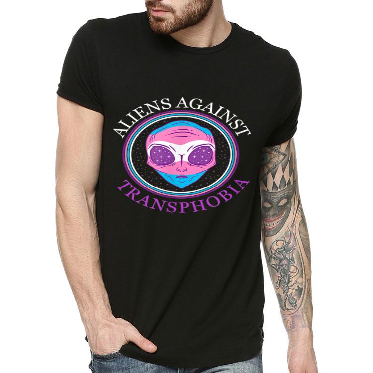 Aliens Against Transphobia Transgender Pride Gay LGBTQ LGBT Shirt 8 Aliens Against Transphobia Transgender Pride Gay LGBTQ LGBT Shirt