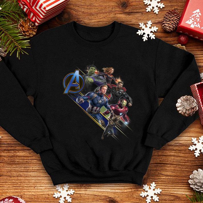Avengers Endgame Assembled Team Group Shot Logo Shirt 4 - Avengers Endgame Assembled Team Group Shot Logo Shirt