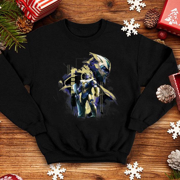 Avengers Endgame Thanos in Gold Armor Shirt