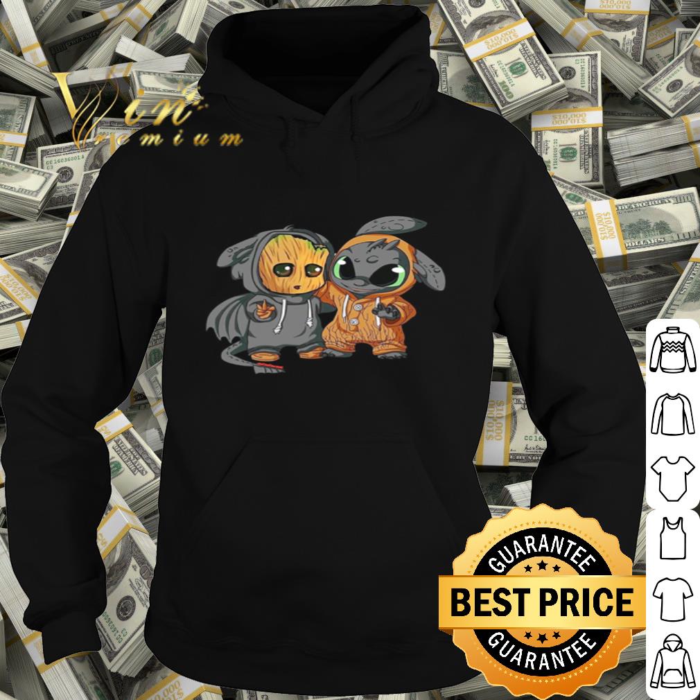 Baby Groot and Baby Toothless Marvel and Disney shirt Baby Groot and Baby Toothless Marvel and Disney shirt 4 - Baby Groot and Baby Toothless Marvel and Disney shirt
