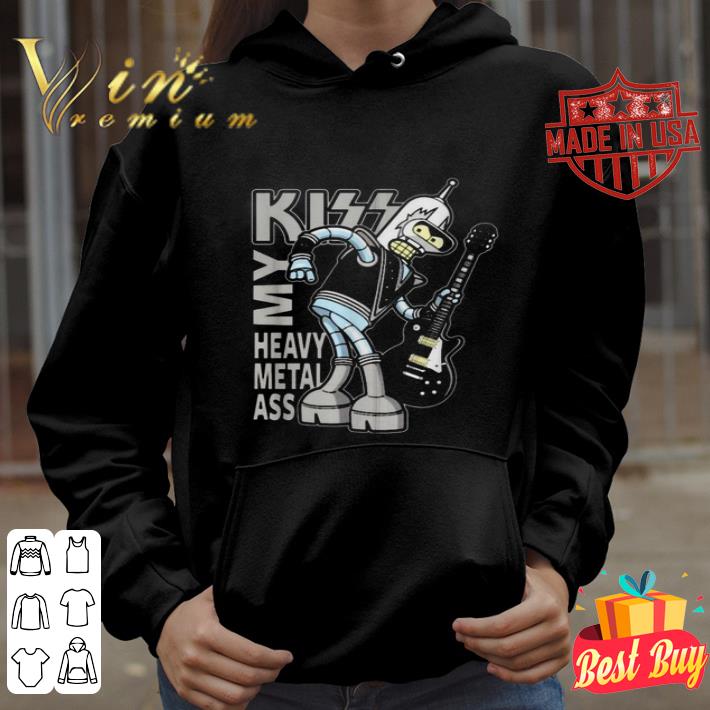 Bender Futurama Kiss my heavy metal ass shirt Bender Futurama Kiss my heavy metal ass shirt 4 - Bender Futurama Kiss my heavy metal ass shirt