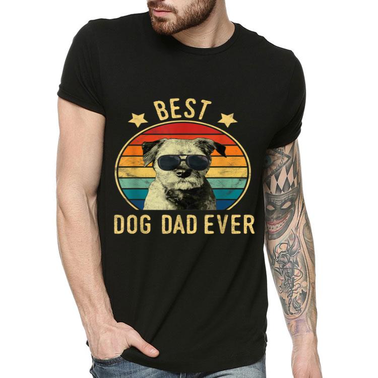 Best Dog Dad Ever Border Terrier Father's Day Gift Shirt