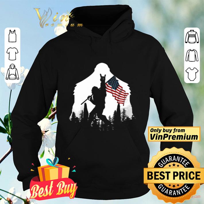 Bigfoot American Flag In The Forest shirt 4 - Bigfoot American Flag In The Forest shirt