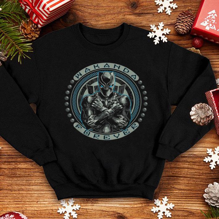 Black Panther T'Challa Wakanda Forever Black Shirt